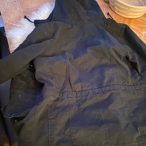 VGC 8/10 Uniqlo hard twill lined fall parka military style jacket in men’s SZ M! - Picture 6 of 6